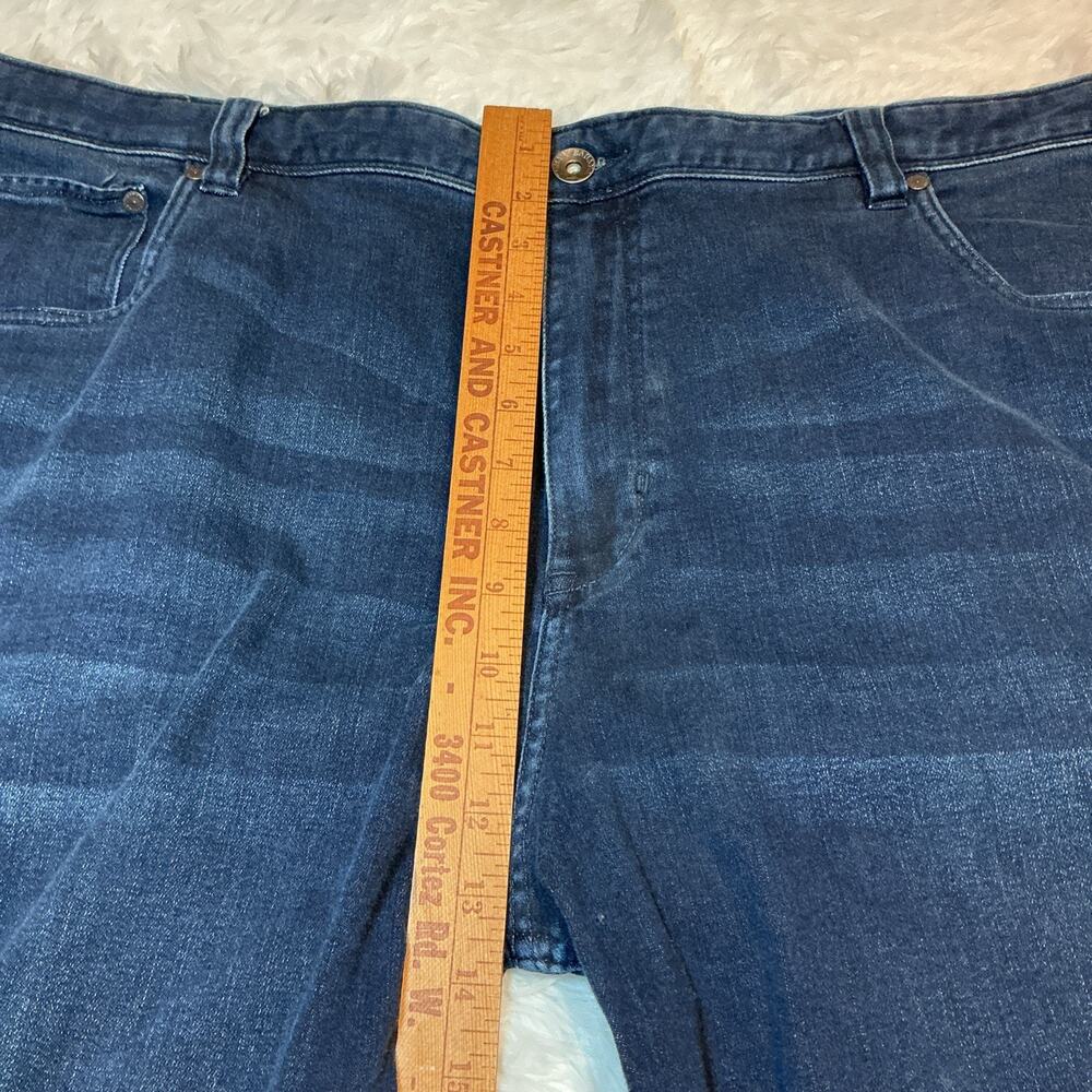 Tommy Bahama Mens 50x32 altered Dark Denim Boot Cut Jeans - Picture 4 of 9